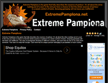 Tablet Screenshot of extremepamplona.net